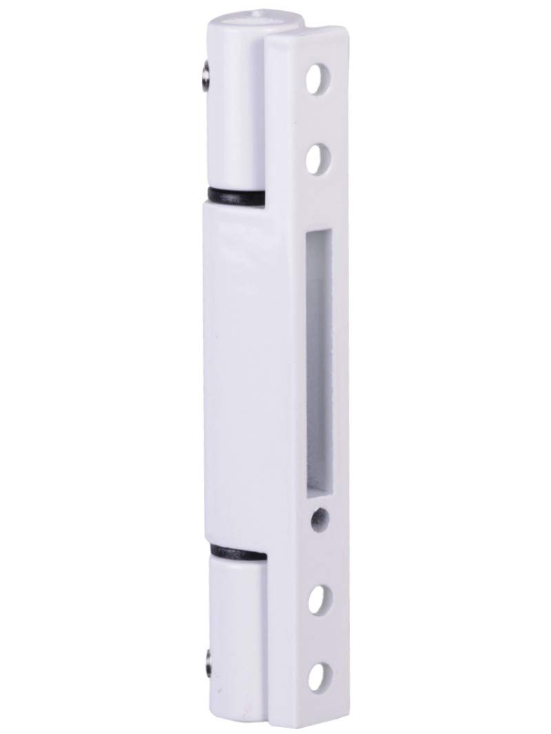 Avocet White Butt Door Hinge Angled Wms Upvc Butt Door Hinge 115Mm Angled Plate 13 Degrees In White