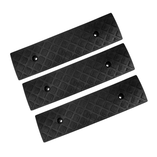 Rampas plásticas para bordillos 50x13x3 cm, 3 piezas miniatura 1