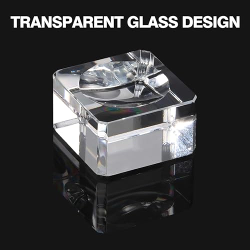 BESPORTBLE Kristall Klarer Kugelständer: 3x3x1.6cm Glaskugel Halter Display Basis Für Glaskugel Fotografie Und Dekoration