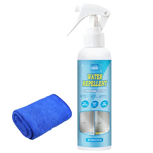 LUSTRIO Water Repellent Spray for Glass and Windshields 4oz