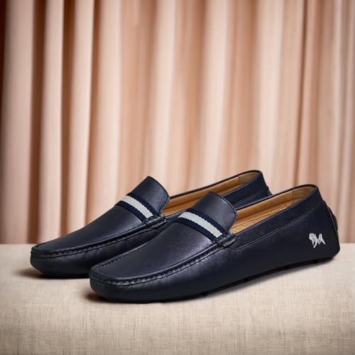 Image of Neeman's All Purpose Loafers Stylish Shoes for Men | Casual & Formal Loafer Footwear | Slip-On Without Lace | Lightweight, Soft Cushioned Office Shoe for Man