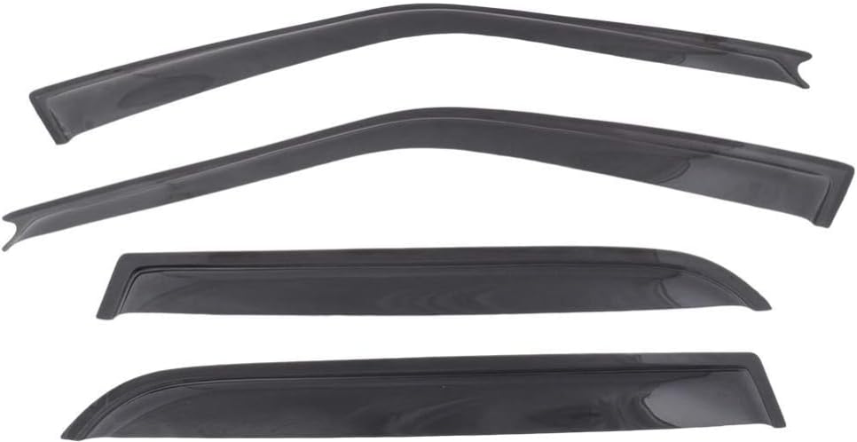 Tape On Window Visors Fits for 1988-1991 Honda Civic Sedan Only, DX, LX Models, Side Auto Window Wind Deflectors, Ventshade, Rain Guards for Cars/Trucks