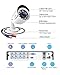 ZOSI H.265+ Full 1080p Home Security Camera System Outdoor Indoor, 5MP-Lite CCTV DVR 8 Channel and 4 x 1080p (2MP) Day Night Vision Weatherproof Surveillance Bullet Camera, Motion Alerts (No HDD)