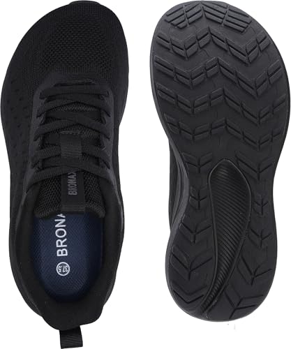 Image of BRONAX Women's Wide Toe Box Shoes | High-Impact Cushion Thick Sole | Comfort for All-Day Walking