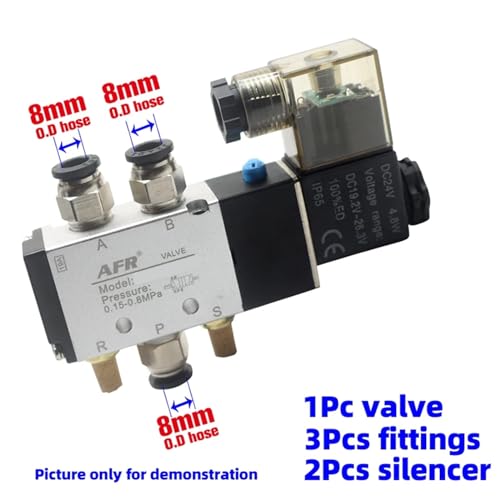 Électrovanne pneumatique 4V310-15 5/2 voies AC110V distributeur de commande air