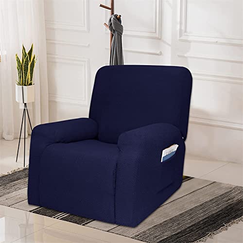 Qulaco Stretch Recliner Chair Covers Soft Recliner Slipcovers Jacquard Couch Covers Furniture Protector With Side Pocket For Living Room #TOP5