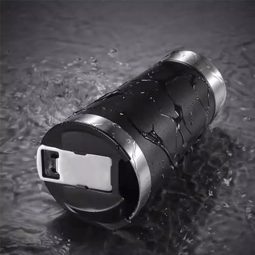 Copo Térmico para Cerveja Chopp Café com tampa 473ML (PRETO)