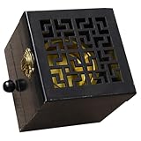 Brûleur d'encens : cette boîte n'est pas seulement une boîte de rangement d'encens pratique, mais aussi une décoration de table délicate, un support de parfum