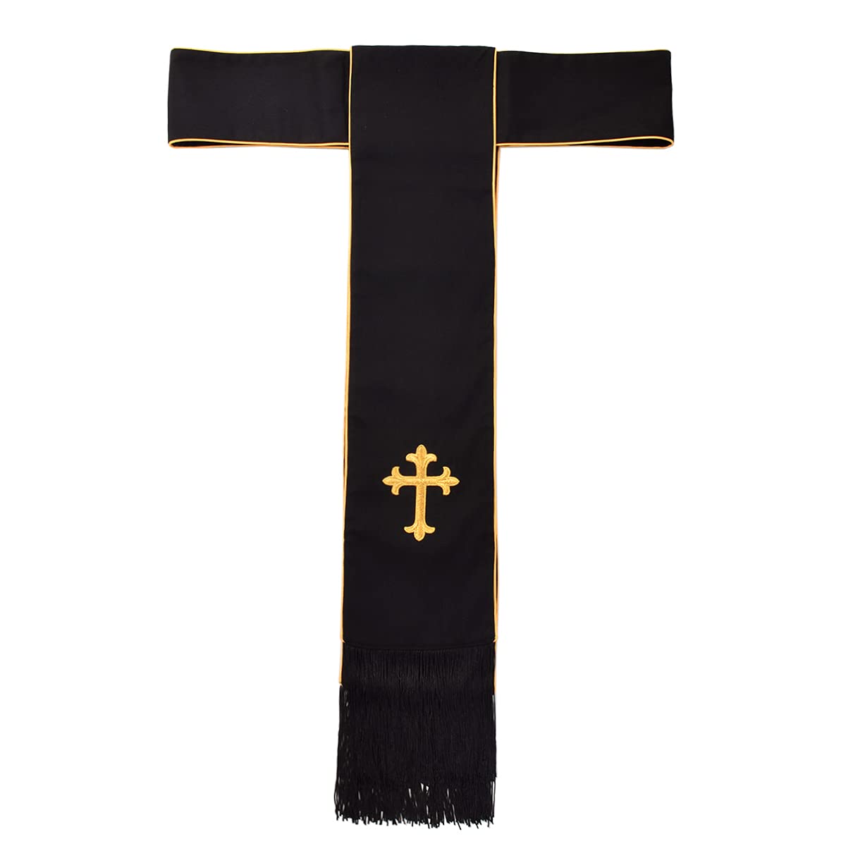 BLESSUMECatholic Cassock Priest Robe Long with Cincture Band Belt