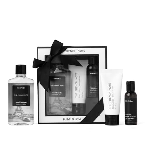 Image of Kimirica Gift Set luxury lavender gift box for Men & Women Set of 3