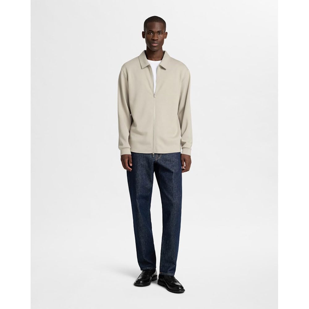 SELETED HOMME SLHEMANUEL Soft Full Zip Sweat NOOS, Czysty kaszmir., XXL