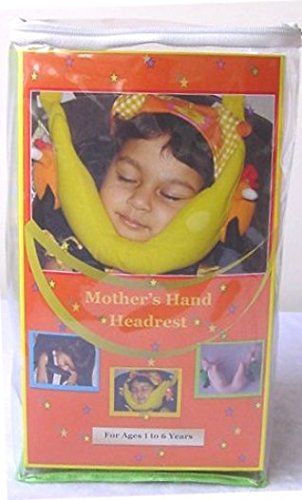Reposacabezas infantil en forma de manos amarillo miniatura 6