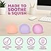 Squishy Stress Balls 3-Pack, Ultra-Soft Memory Gel Fidget Toys for Adults & Teens, High Density Sensory Balls for Anxiety & Stress Relief, Pink