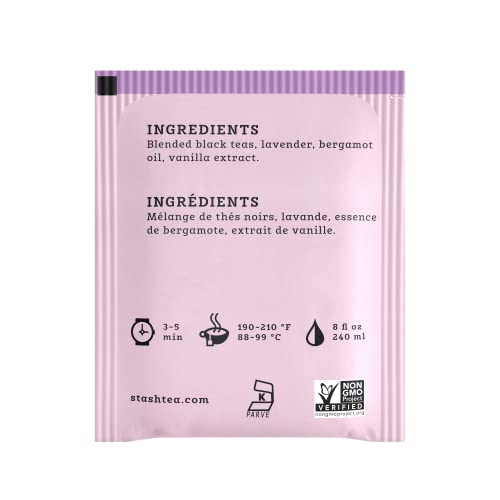 Stash Tea Double Bergamot Earl Grey Tea 100 Count Box Of Tea Bags & Tea Breakfast In Paris Black Tea, 100 Count Box Of Tea Bags In Foil Individual Black Tea Bags For Use In Teapots Mugs Or Cups #TOP6