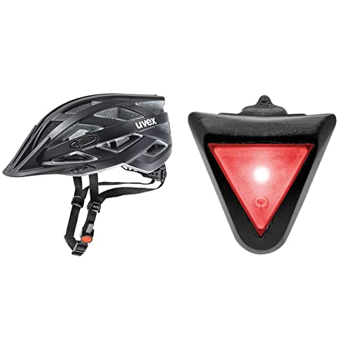Uvex Unisex – Erwachsene, i-vo cc Fahrradhelm, Black mat, 56-60 cm & Unisex - Erwachsene, Plug-in LED für i-vo/airwing/Finale junior Zubehör, one Size