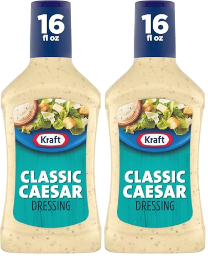 Kraft Salad Dressing, Caesar, 16 oz (Pack of 2)