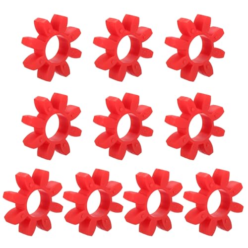Acoplamiento de mandíbula flexible inserto de uretano serie 28 uxcell 10 piezas