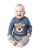 Baby - Jungen Schlafanzüge Kleiner Schmusebär, Blau, 74/80