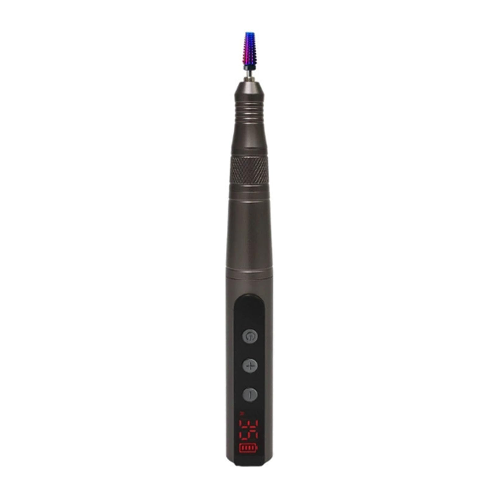 Brrnoo Nagelfräser Elektrische Nagelfeile 35000 RPM mit 6 Aufsätzen, Wiederaufladbar Kabellos for Acrylentfernung und Maniküre Pediküre zu Hause (BLACK)