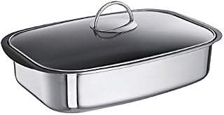 Schulte-Ufer Easy 67049-36 All-Purpose Roasting Tin / 36 cm / 6 L/Induction/with Transparent Lid