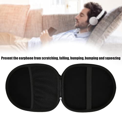 Carrying Headphone Case Headset Travel Bag for Sony for Alice,for AKG for Pioneer for SENNHEISER for Goethe for LeTV etc (Black) - Image 3