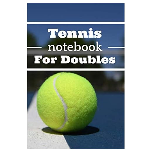 Doubles Tennis Match Record Notebook