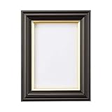 FUJICOLOR 額縁 肖像額 [ 無反射ガラス ] 1/2L 木製 ブラック 505720 68968