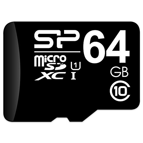 Silicon Power 64 GB Micro SDXC 64 GB microSDXC Class 10 Flash memory – Memory Card (64GB, 64 GB microSDXC Class 10, UHS-1, 85 MB/s, Black)