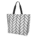 Hushuigeee Schultertasche Silber Kohlefaser-Einkaufstasche für Frauen, Polyester-Handtaschen-Einkaufstaschen Wiederverwendbare Einkaufstasche