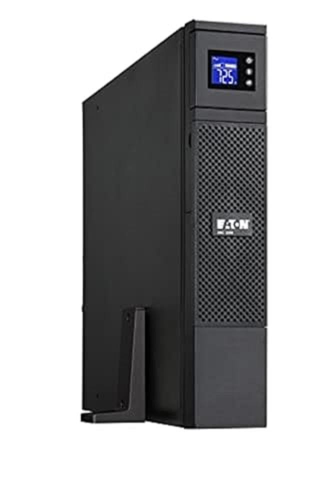 Eaton Onduleur 5SC 2200 IEC Tour/Rack 2U - Line-Interactive UPS - Puissance 2000VA (8 Prises IEC 10A + 1 Prise IEC 16A) - AVR - Afficheur et Interface USB (Cable USB Inclus) - Noir (5SC2200IRT)
