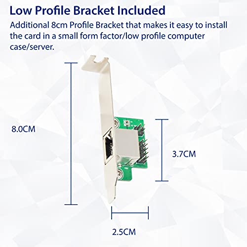 Image of IO CREST 2.5 Gigabit Ethernet Mini PCI-E Network Controller Card 10 /100 /1000 /25000 Mbps RJ45 LAN Adapter Converter for Desktop PC,SI-MPE24073