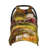 Country Farm Baby-Autositz-Überdachung, vielseitig einsetzbar, atmungsaktiv, Stillbezug für Mutter, weicher Kinderwagen, Sonnenschutz, Geschenk für Neugeborene, Dusche