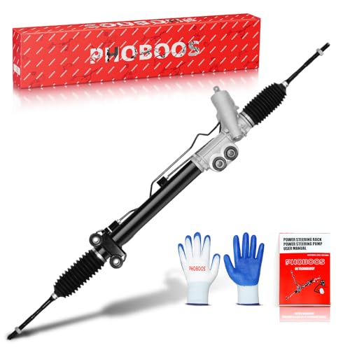 PHOBOOS Hydraulic Power Steering Rack and Pinion Assembly Compatible with Infiniti FX35/FX45 2004-2008 3.5L/4.5L, New Unit, Leak Resistance, Direct Fit, Ref. 26-3031