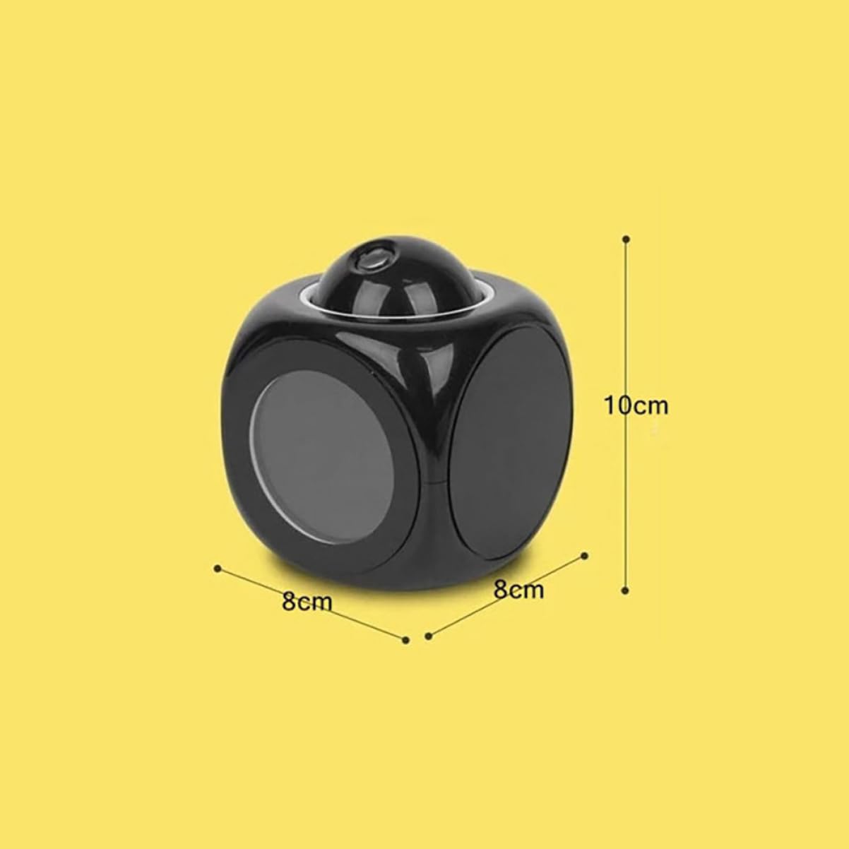 FUNOMOCYA Digital Alarm Clock Led Projection Retro for Bedroom Voice Talking 12/ Hour Snooze Hourly Chime