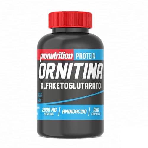 Pronutrition Ornitina Akg 60 Cpr - Integratore Alimentare Di Ornitina Akg (Alfaketoglutarato) Indicato Per Aumento Foza E Massa Magra.