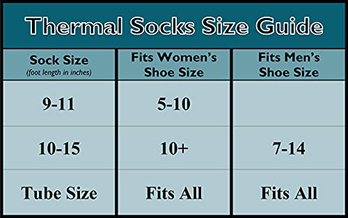 Mens Thermal Socks Ultra Warm Thick Boot Socks 12-Pack Black By Debra Weitzner,Black, 10-15 #TOP5