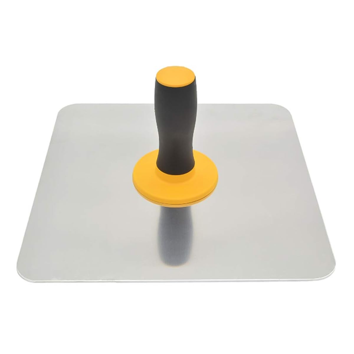Porte-panneau de mortier de maçonnerie Hawk en aluminium avec poignée souple Peinture pour la maison avec poignée Outil de plâtrage de finition pour mortier de ciment Cloison sèche