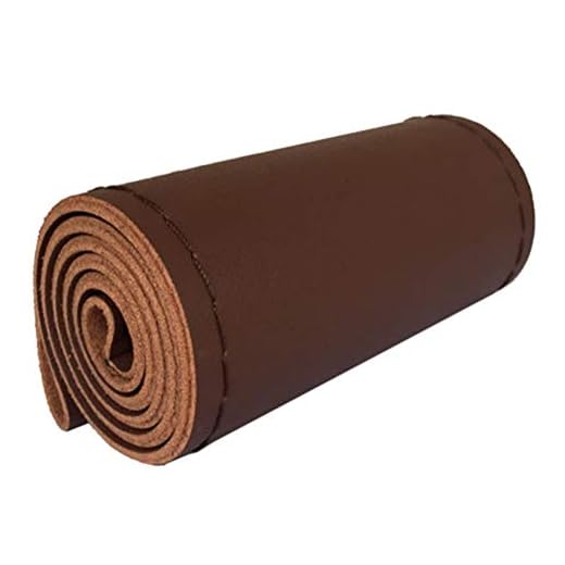 Cubiertas del volante de bricolaje hechas de cuero suave en el volante del automóvil con aguja e hilo Accesorios de interior marrón