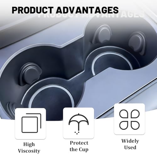 Limitador de Posición para Portavasos de Auto 6PCS Silicona miniatura 5