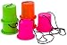 Produktbild Betzold 850102 - Laufstelzen-Set 3 Paar aus sehr robustem Kunststoff - Kinder-Becherstelzen
