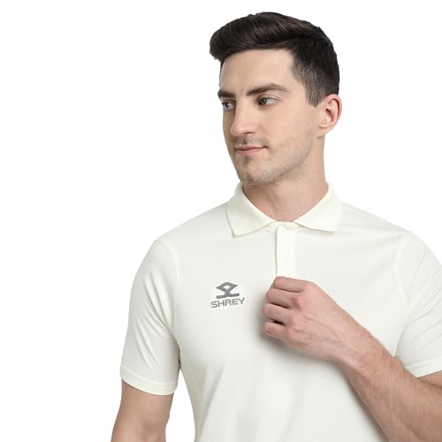 Image of SHREY Cricket Match Polo T Shirt Short Sleeve for Men's