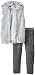 Beautees Little Girls' Hoody Fur Vest Leg Set