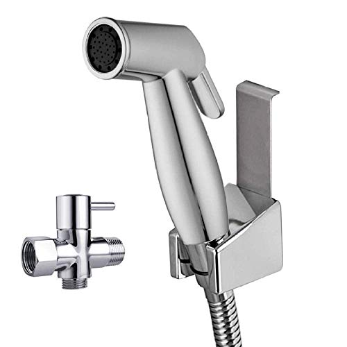 Bidets Wasserhähne, Handheld Bidet Spray Kit Edelstahl Bidet Spray Kopf Duschspritzgerät - Toilettenspray Set ABS unter Druck stehende Waschmaschine