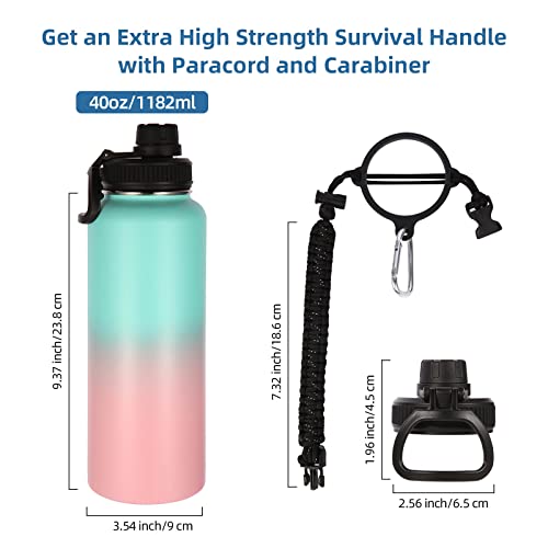 Volhoply Insulated Water Bottles Bulk 2 Pack - Image 3
