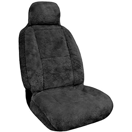 Eurow Australian Merino Sheepskin Car Seat Cover, Plush Universal Fit for Most…