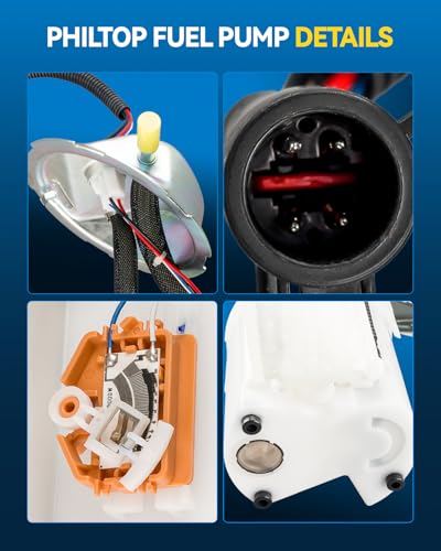 Image of PHILTOP Fuel Pump Assembly Fit for 2008 Focus Fuel Pumps Replaces FG1113, P76647M, 8S4Z9H307B, 8S4Z 9H307-B, E2516M, 69371, SP2372M, A30398, PFS-475, DFG1113