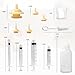 Newborn Pet Feeding Kit, 100ml Small Animal Nursing Bottle with BPA-Free Nipple, Oral Syringe, Measuring Cup & Cleaning Brush for Kittens, Puppies, Rabbits, Squirrels | Safe Hygienic Milk Feeder Set