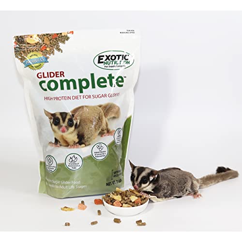 Exotic Nutrition 56775 Glider Complete 5 Lb | Natural Fruit Bits | Sugar Glider Food thumb #1