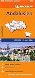 karte spanien andalusien  Michelin Andalusien: Straßen- und Tourismuskarte 1:400.000 (MICHELIN Regionalkarten)