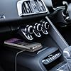 Wireless Car Charger Pad 7 15 20W Max Fast Wireless Charger, Non-Slip Wireless Charging Pad QI 2 Car Charger, Ultra Slim for smart Phone accessories Mat 1 meter for USB/Type C (USB 2.0) #5
